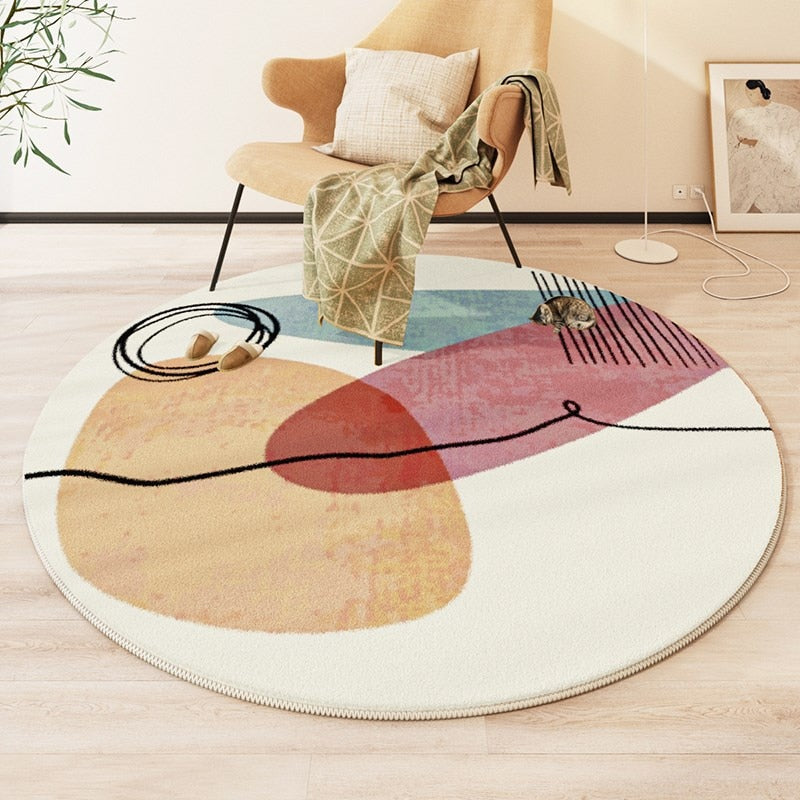Cashmere Style Round Rug