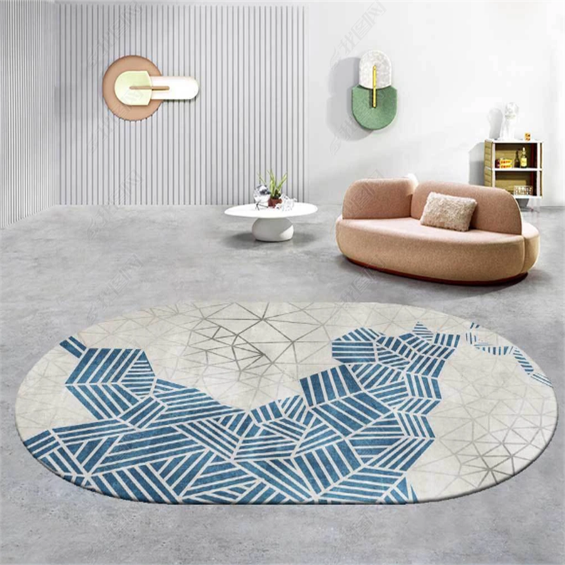Living oval carpet