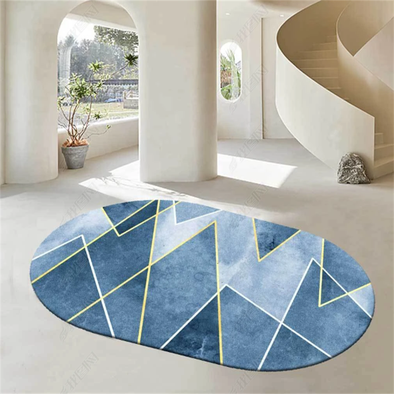 Living oval carpet