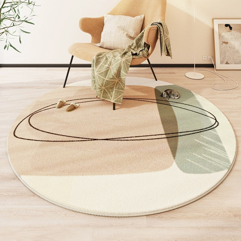 Cashmere Style Round Rug