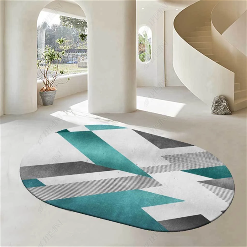 Living oval carpet