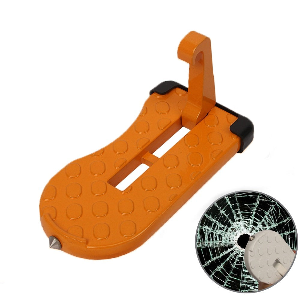 Foldable walking for car roof