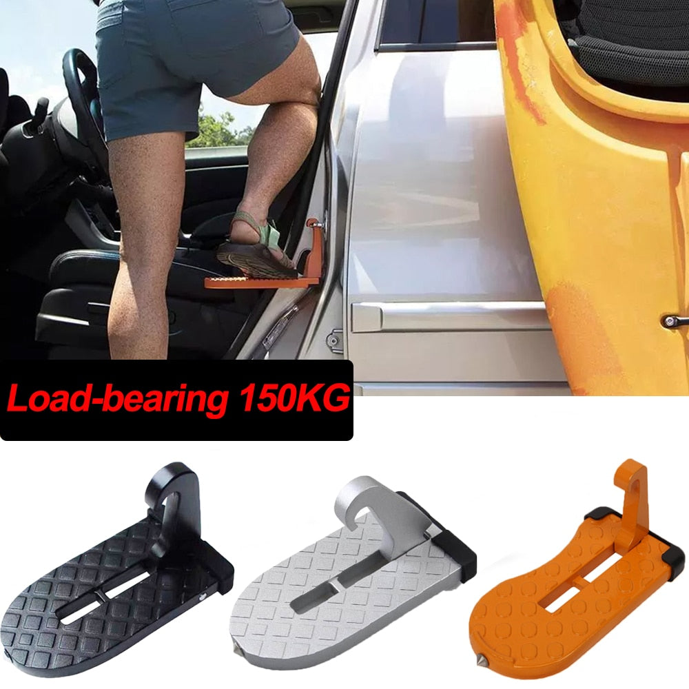 Foldable walking for car roof