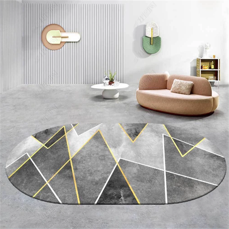 Living oval carpet