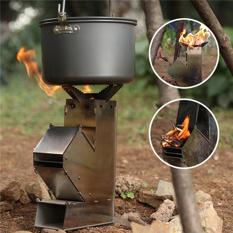 Stainless portable campsite mini