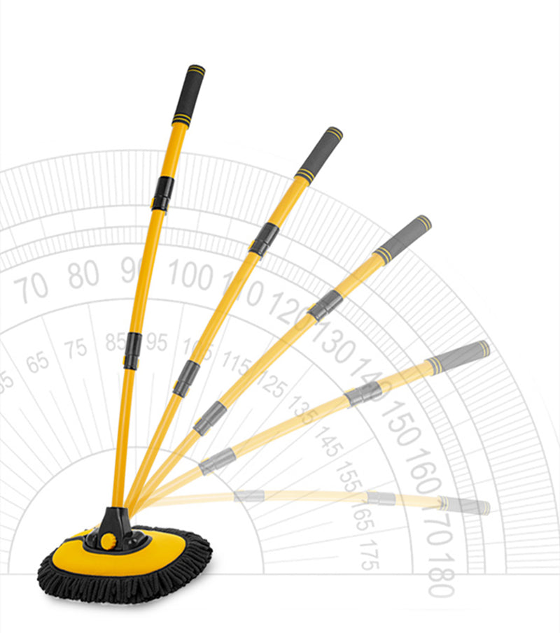 Telescopic brush for car