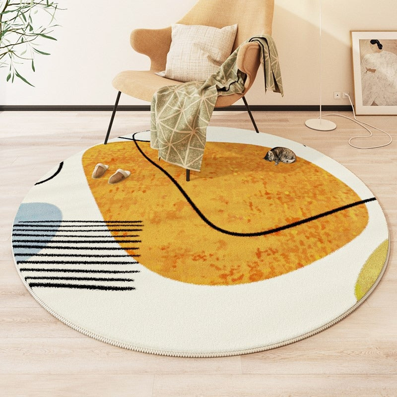 Cashmere Style Round Rug