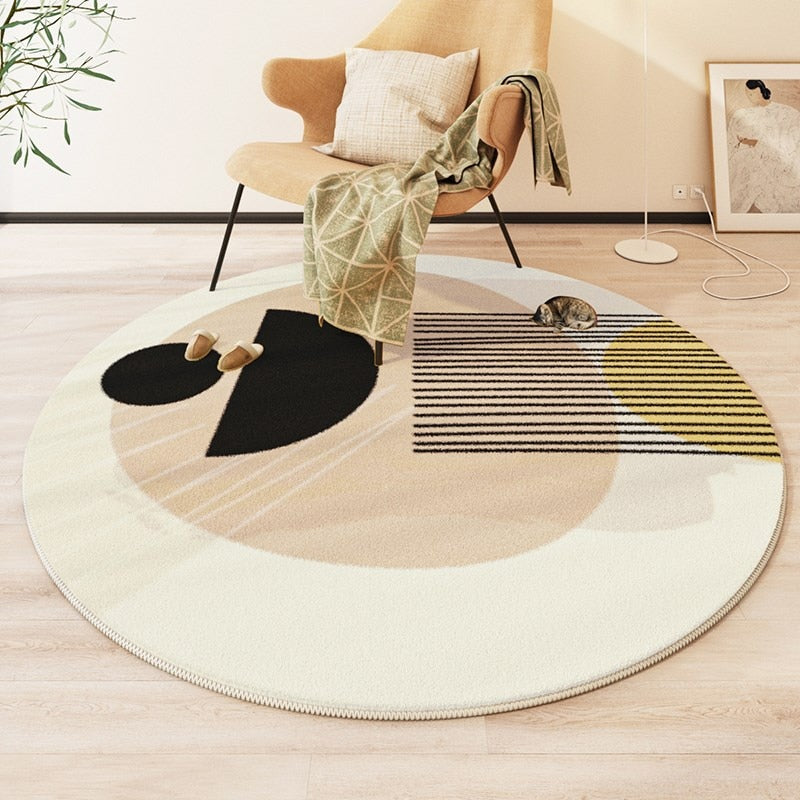 Cashmere Style Round Rug