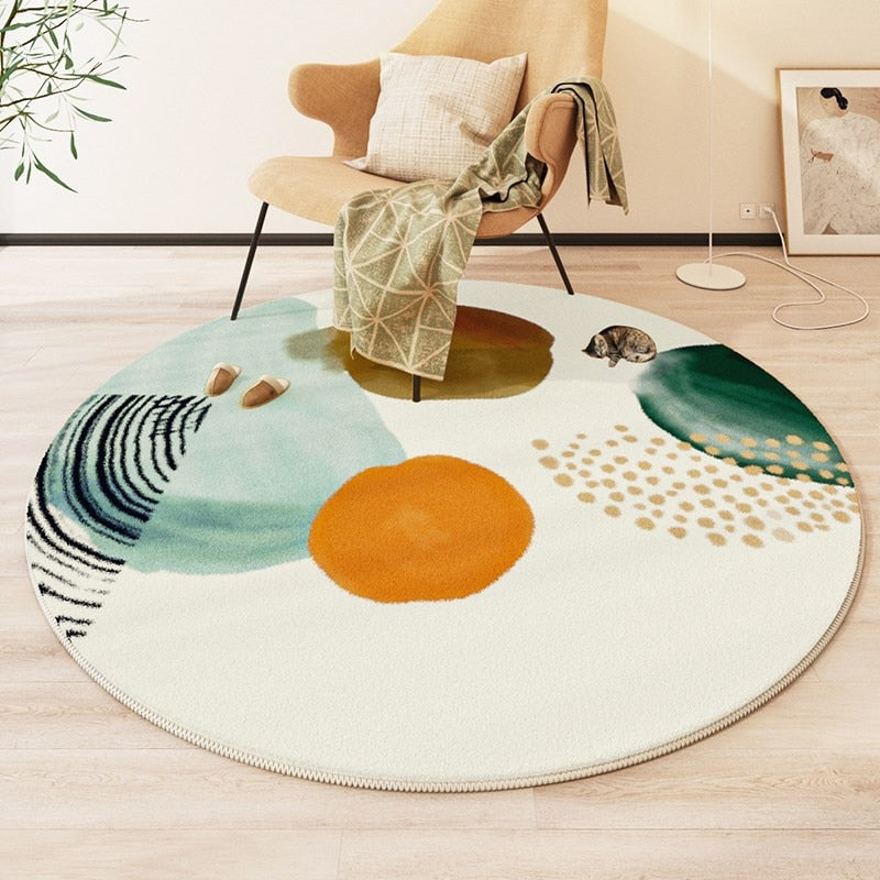 Cashmere Style Round Rug