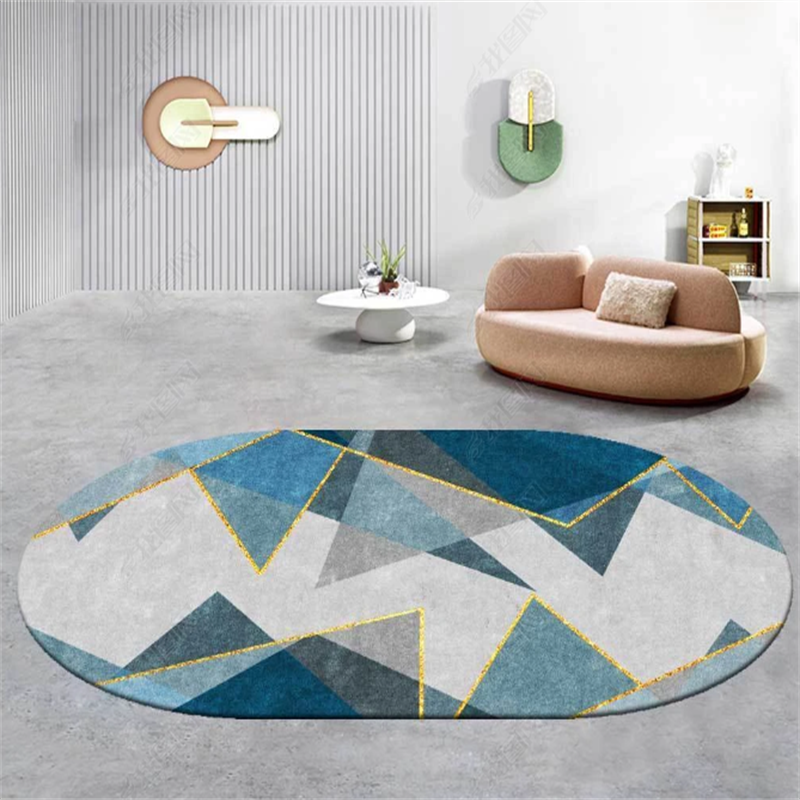 Living oval carpet