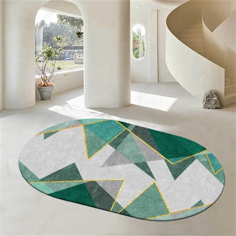 Living oval carpet