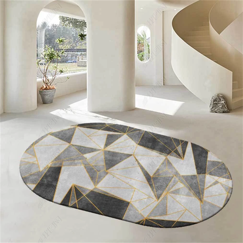 Living oval carpet