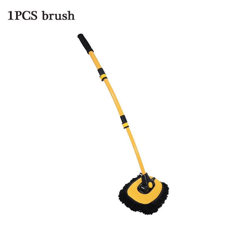 Telescopic brush for car