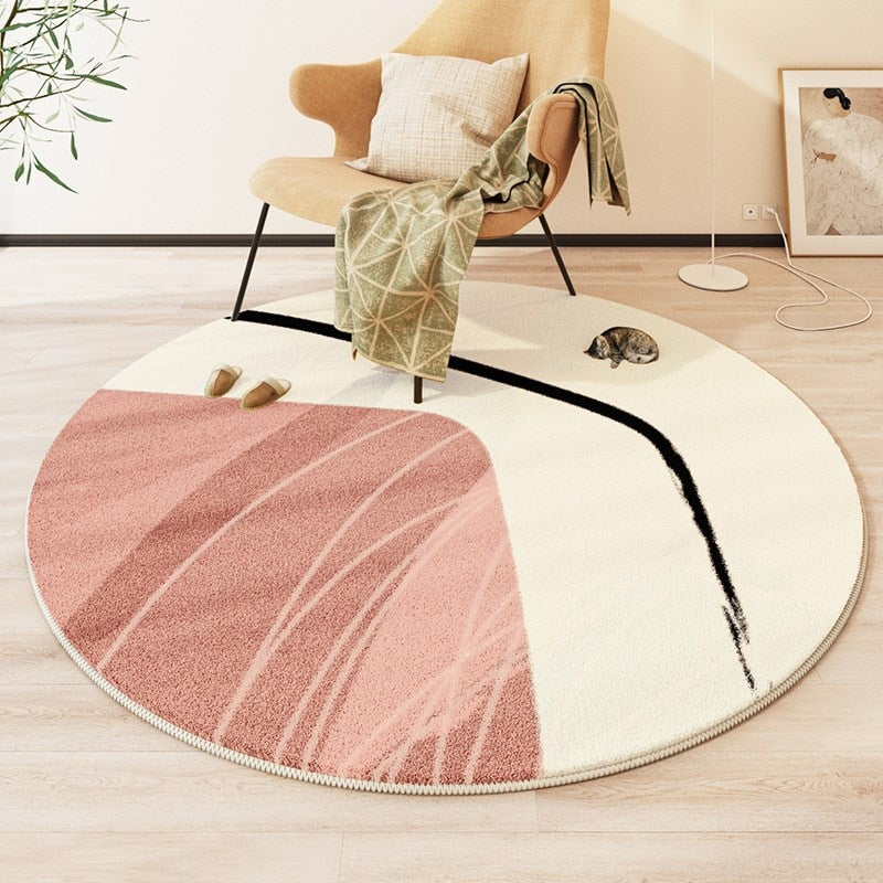 Cashmere Style Round Rug
