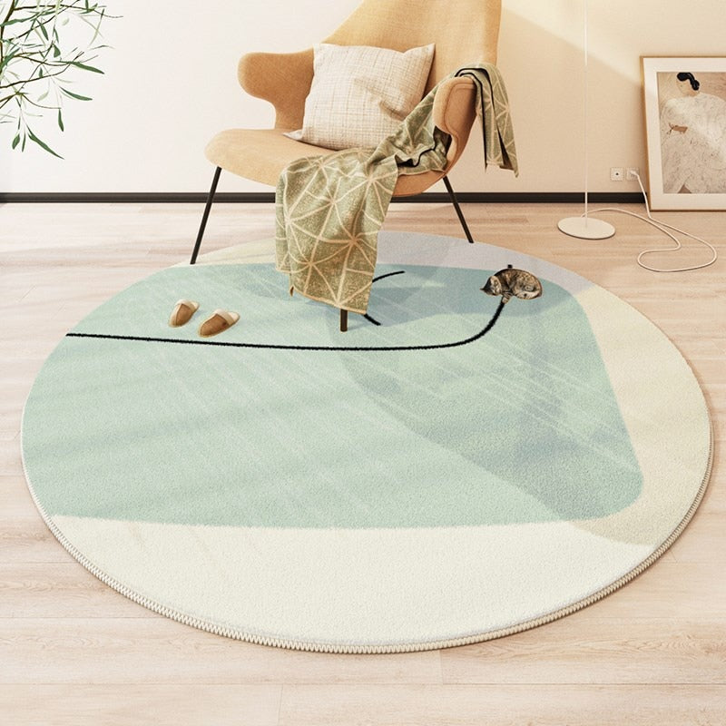 Cashmere Style Round Rug