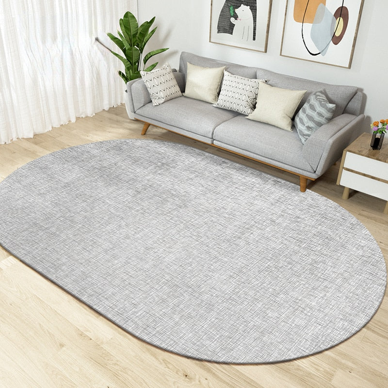Living oval carpet