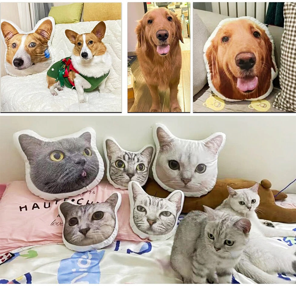 Coussin personnalisé Custom Pillow Cat/DOG