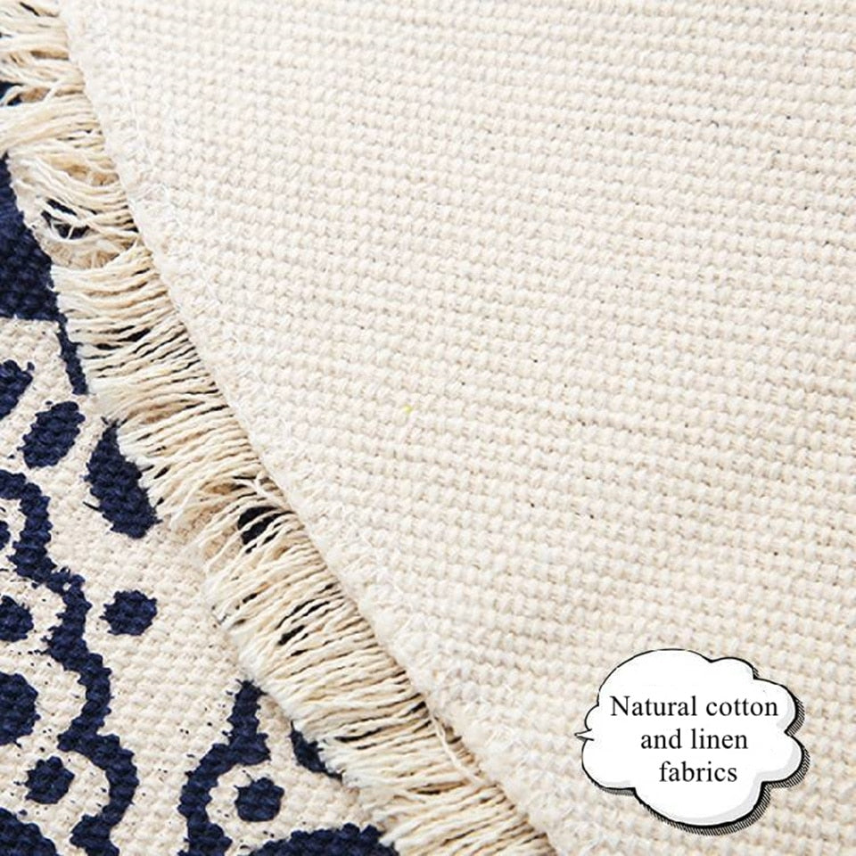 Moroccan round carpet 90 cm