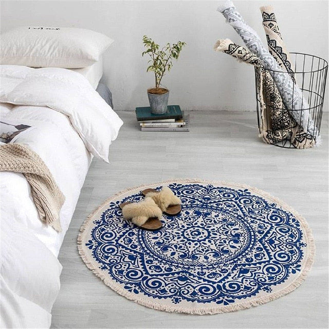 Moroccan round carpet 90 cm