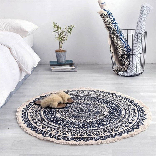 Moroccan round carpet 90 cm