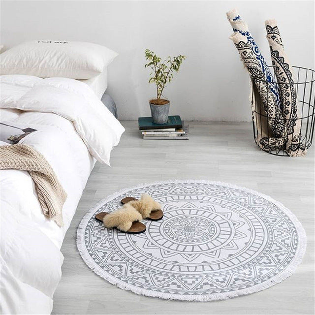 Moroccan round carpet 90 cm