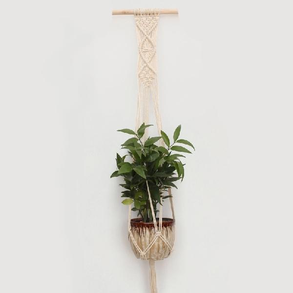 Varied macrame support