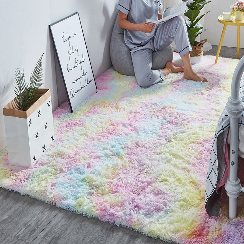 Rainbow carpet