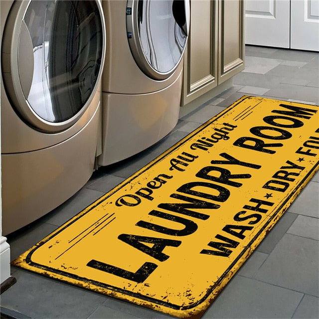 Washing room carpet