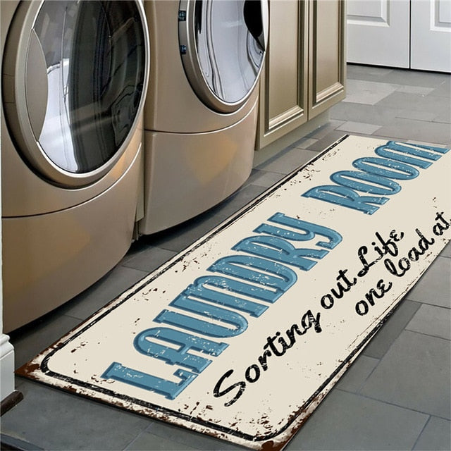 Washing room carpet