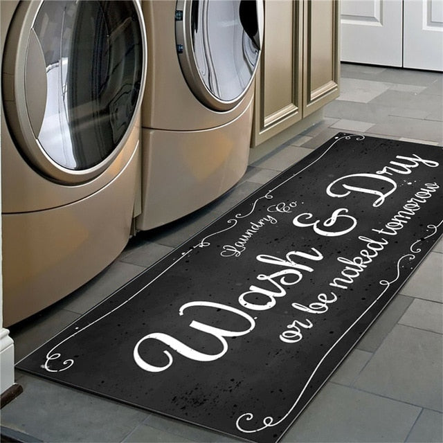 Washing room carpet