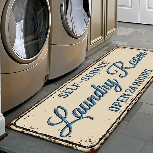 Washing room carpet