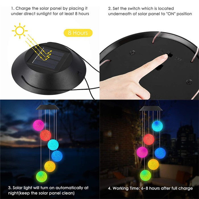 Carillon Solaire LED / plusieurs modèles