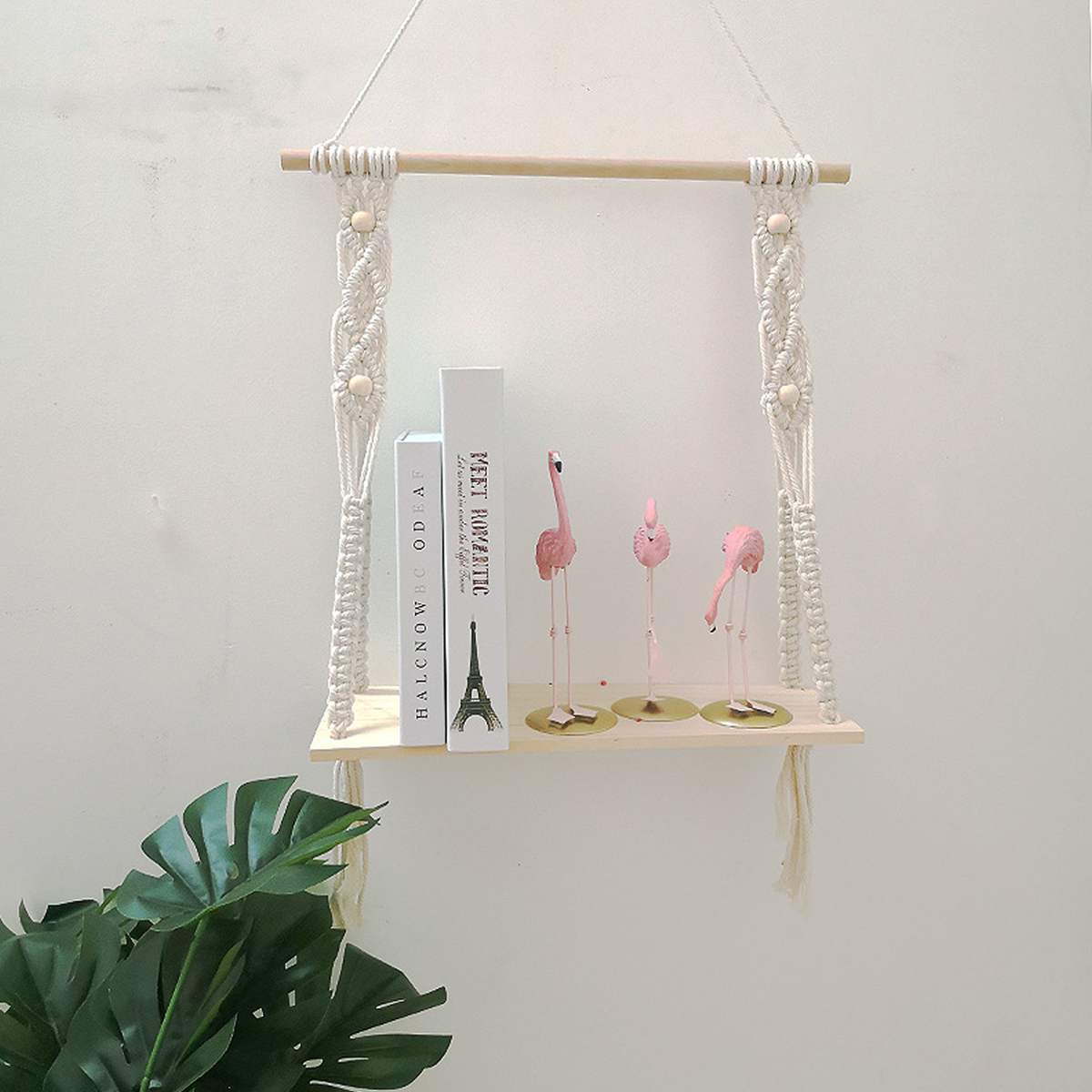 Bohemian style macramé tablet
