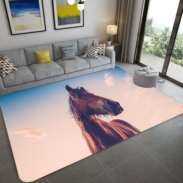 Carpet with 3D horses/14 models