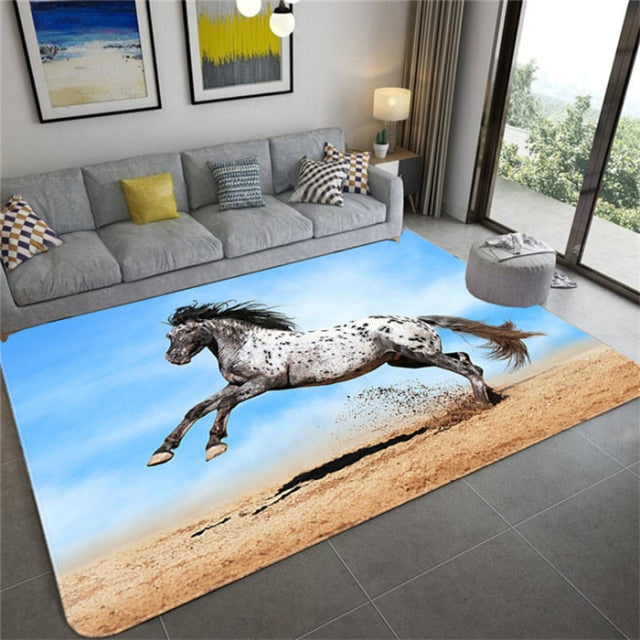 Carpet with 3D horses/14 models