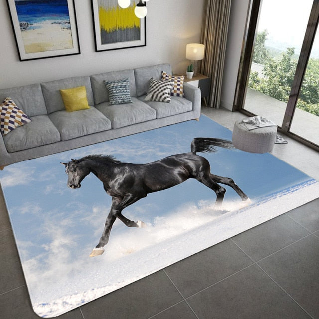 Carpet with 3D horses/14 models