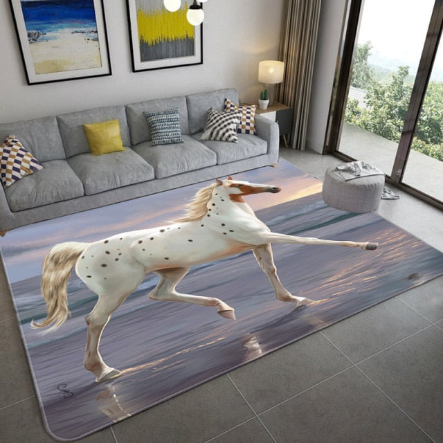 Carpet with 3D horses/14 models