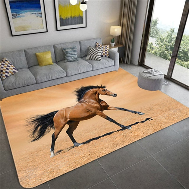 Carpet with 3D horses/14 models