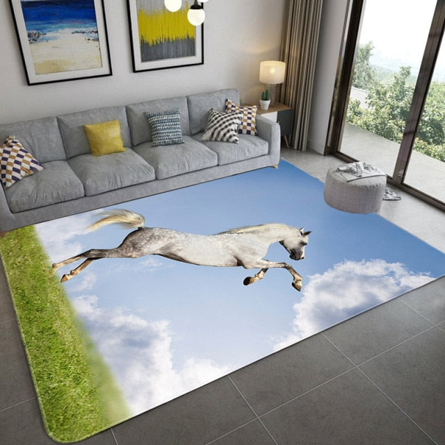 Carpet with 3D horses/14 models