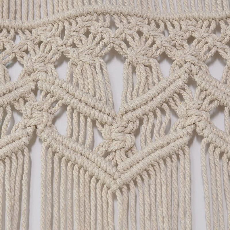 Macramé curtain handmade 95x180cm