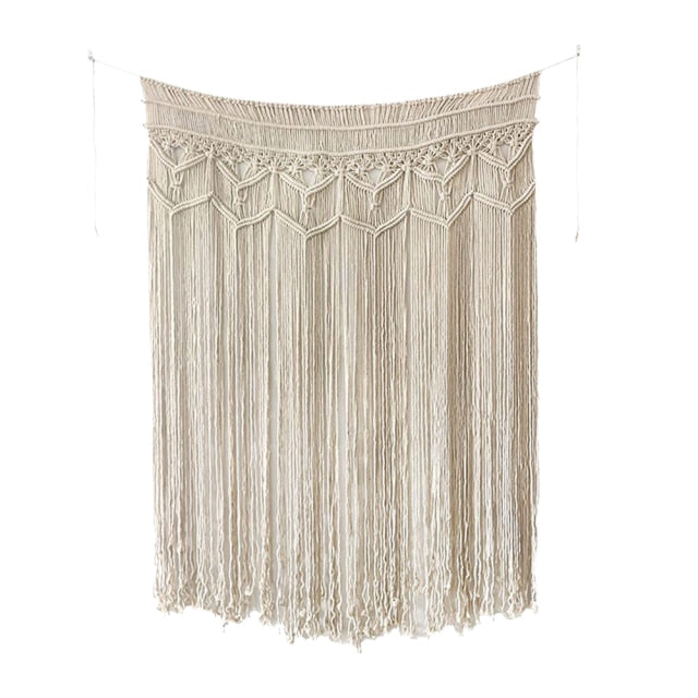 Macramé curtain handmade 95x180cm
