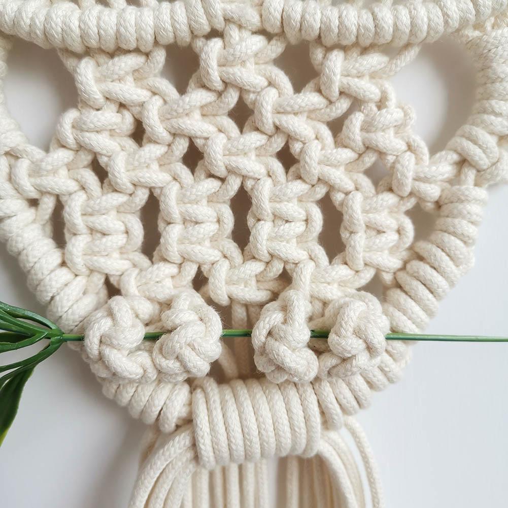 Macramé owl decoration