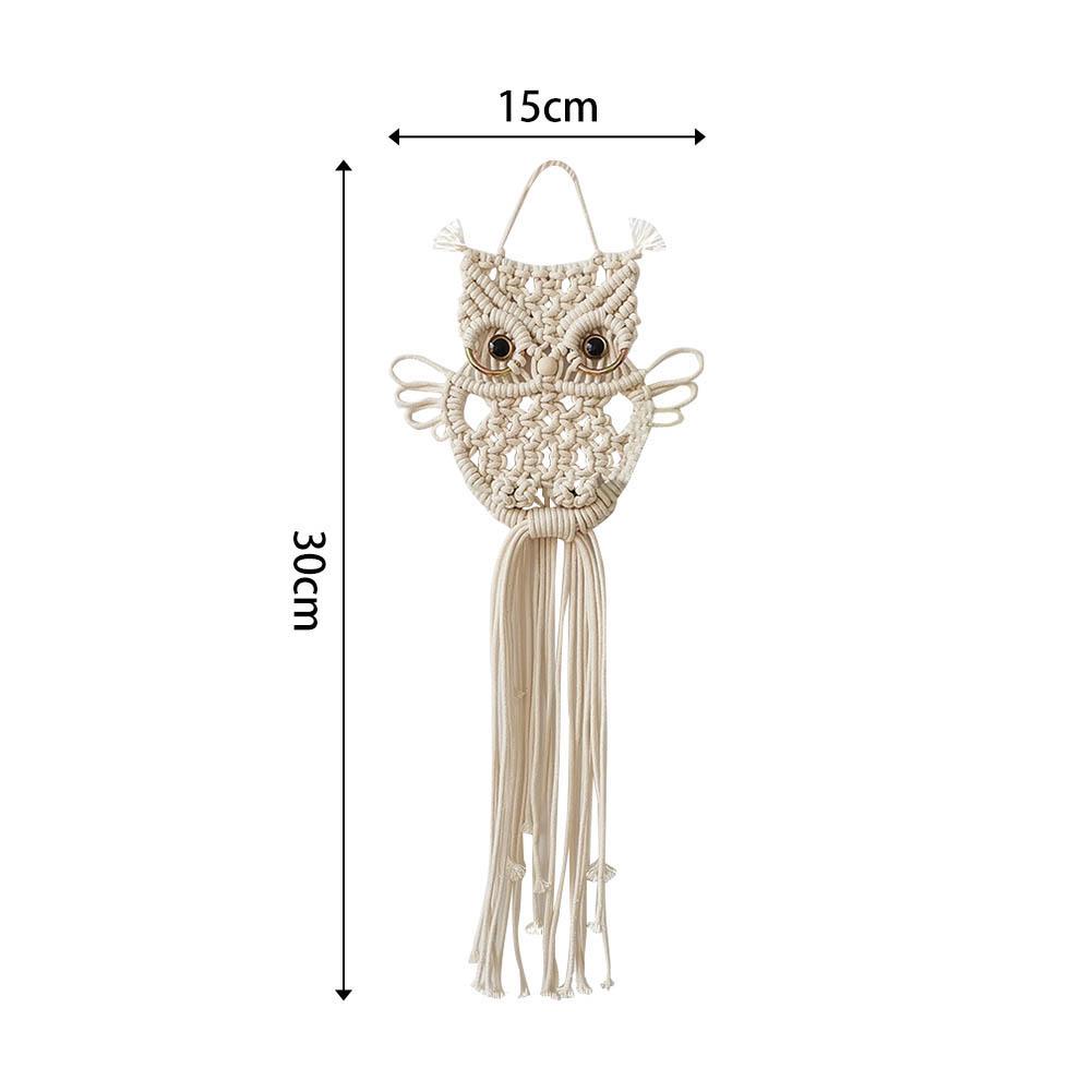 Macramé owl decoration