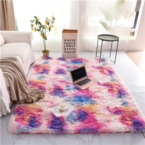 Rainbow carpet