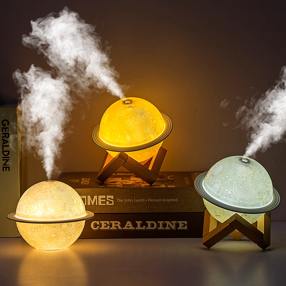 Diffuseur d'huile essentielle Saturne LED