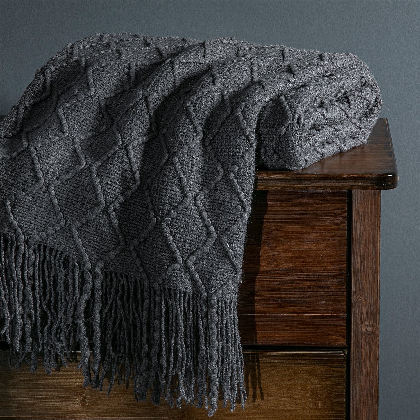 Couverture en tricot / 16 couleurs