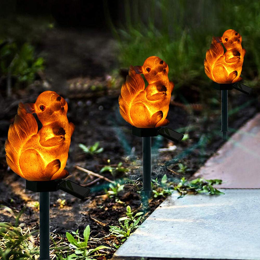 Lampe animaux LED à énergie solaire