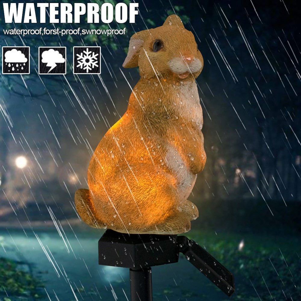 Lampe animaux LED à énergie solaire
