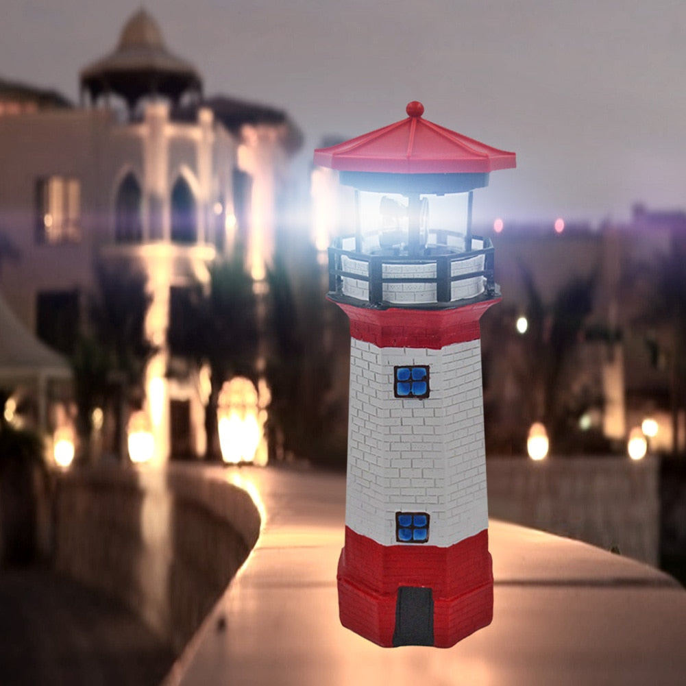 Phare LED rotatif à énergie solaire
