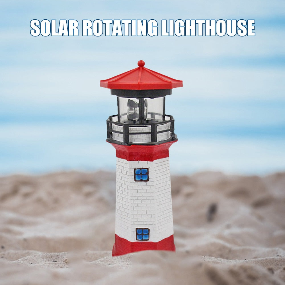 Phare LED rotatif à énergie solaire